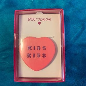 Betsey Johnson mirror and keychain